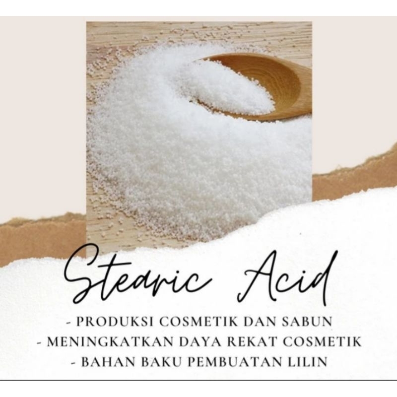 

stearic acid/asam stearat 100 gram