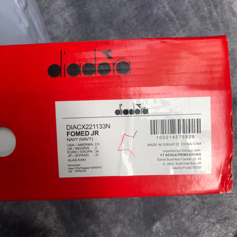 Diadora Kids Foko Unisex Original Sepatu Anak Anak