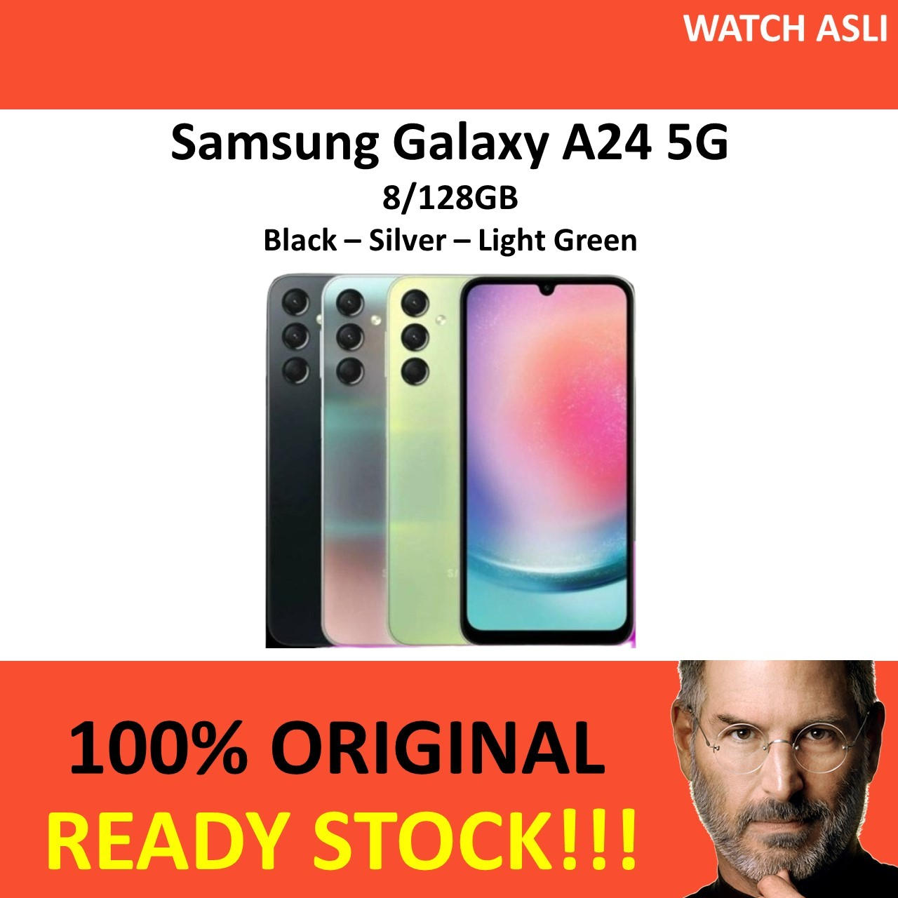 Samsung Galaxy A24 5G 8/128 GB A 24 8GB 128GB Garansi Resmi SEIN New