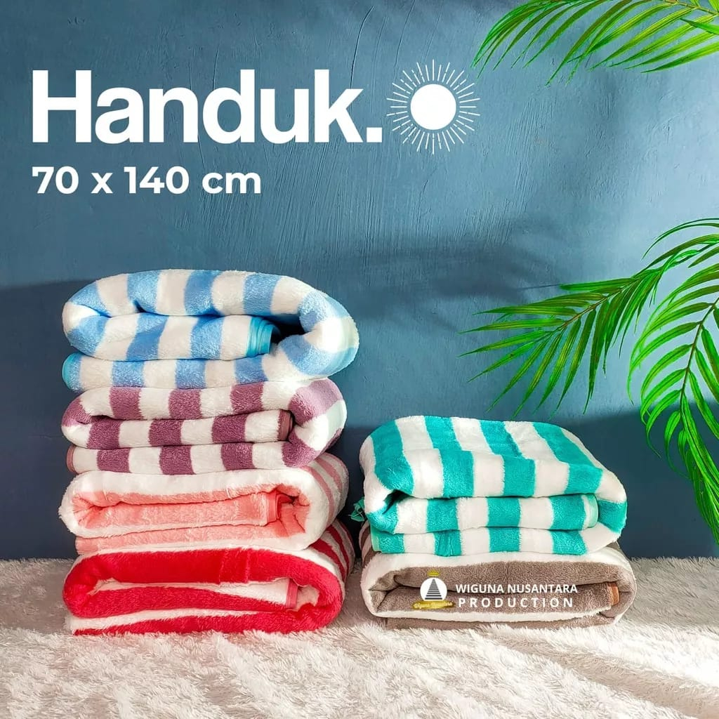 Handuk Mandi Dewasa Jumbo Size 70 x 140 cm Tebal Daya Serap Tinggi