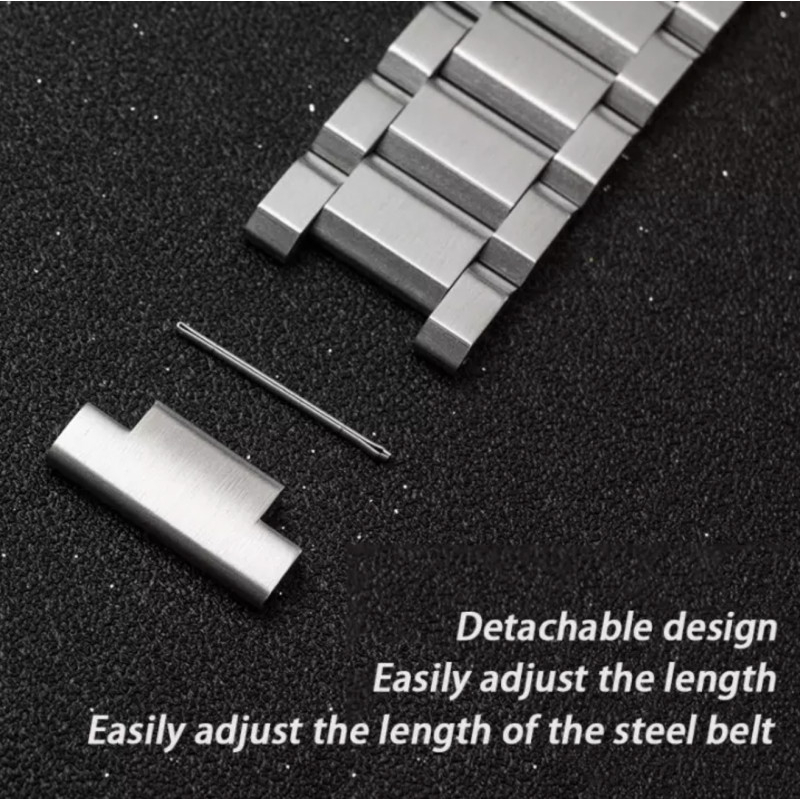 Strap Omega X Swatch 42mm - Tali Jam 20mm SOLID Stainless Steel Metal