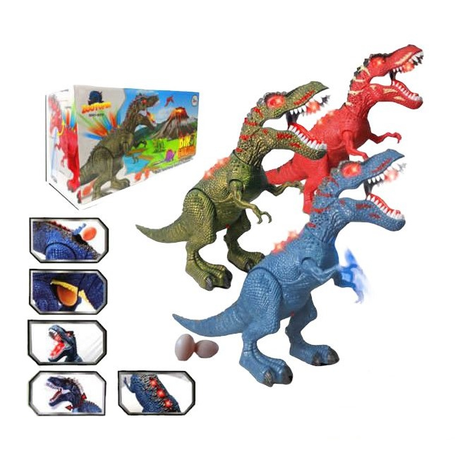 MAINAN DINO ROBOT T-REX DINO VALLEY DINOSAURUS DINOSAUR BERTELUR -  A060