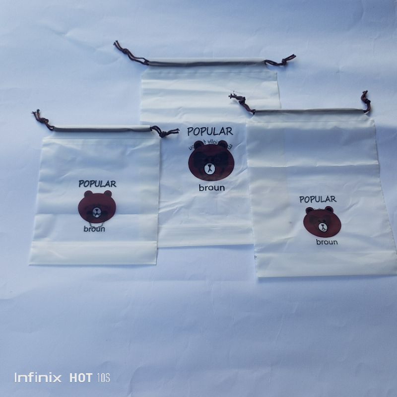 KANTONG SERBAGUNA BERUANG TRAVEL POUCH ORGANIZER SERBAGUNA TAS SERUT MAKE UP KOSMETIK