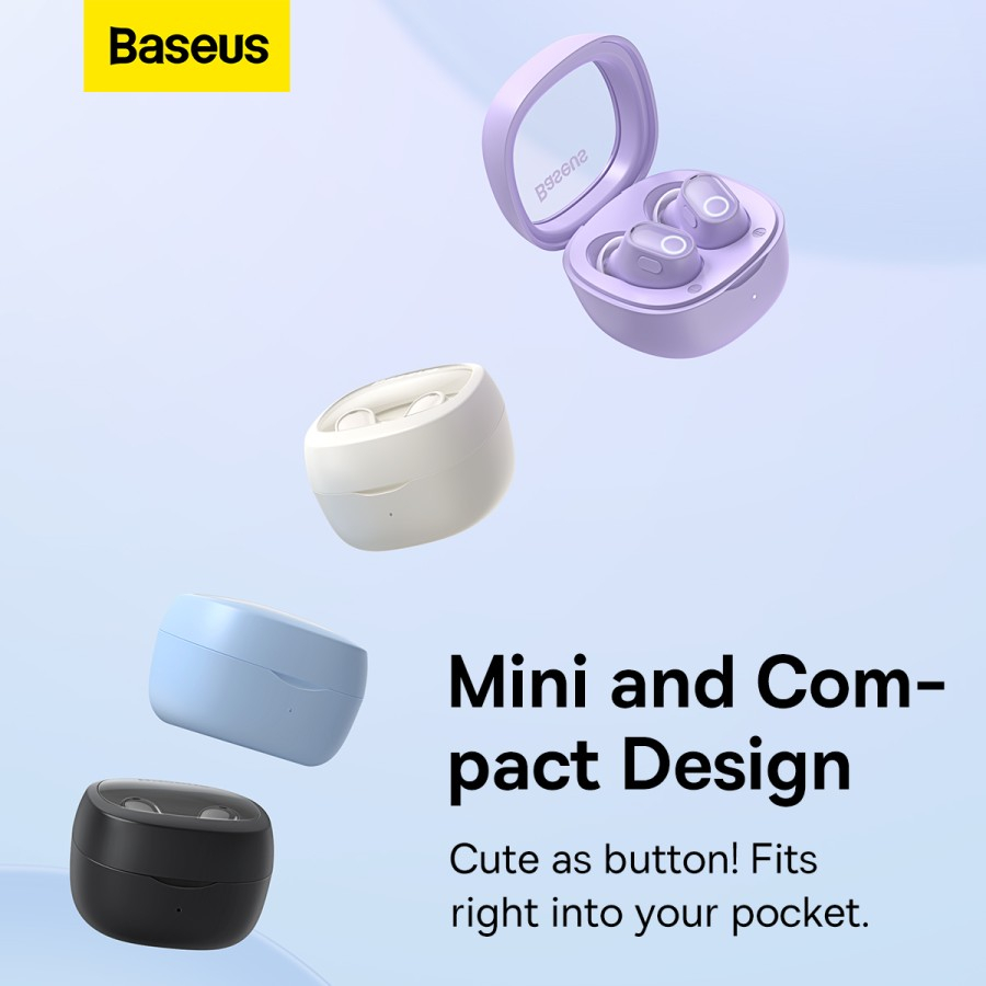 BASEUS TRUE WIRELESS BLUETOOTH EARPHONE MINI EARBUDS TWS WM02