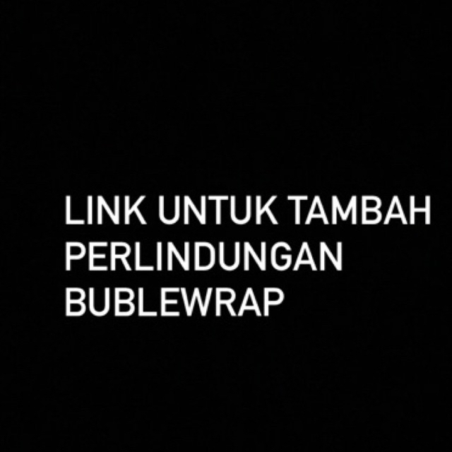 

link khusus tambah bublewrap