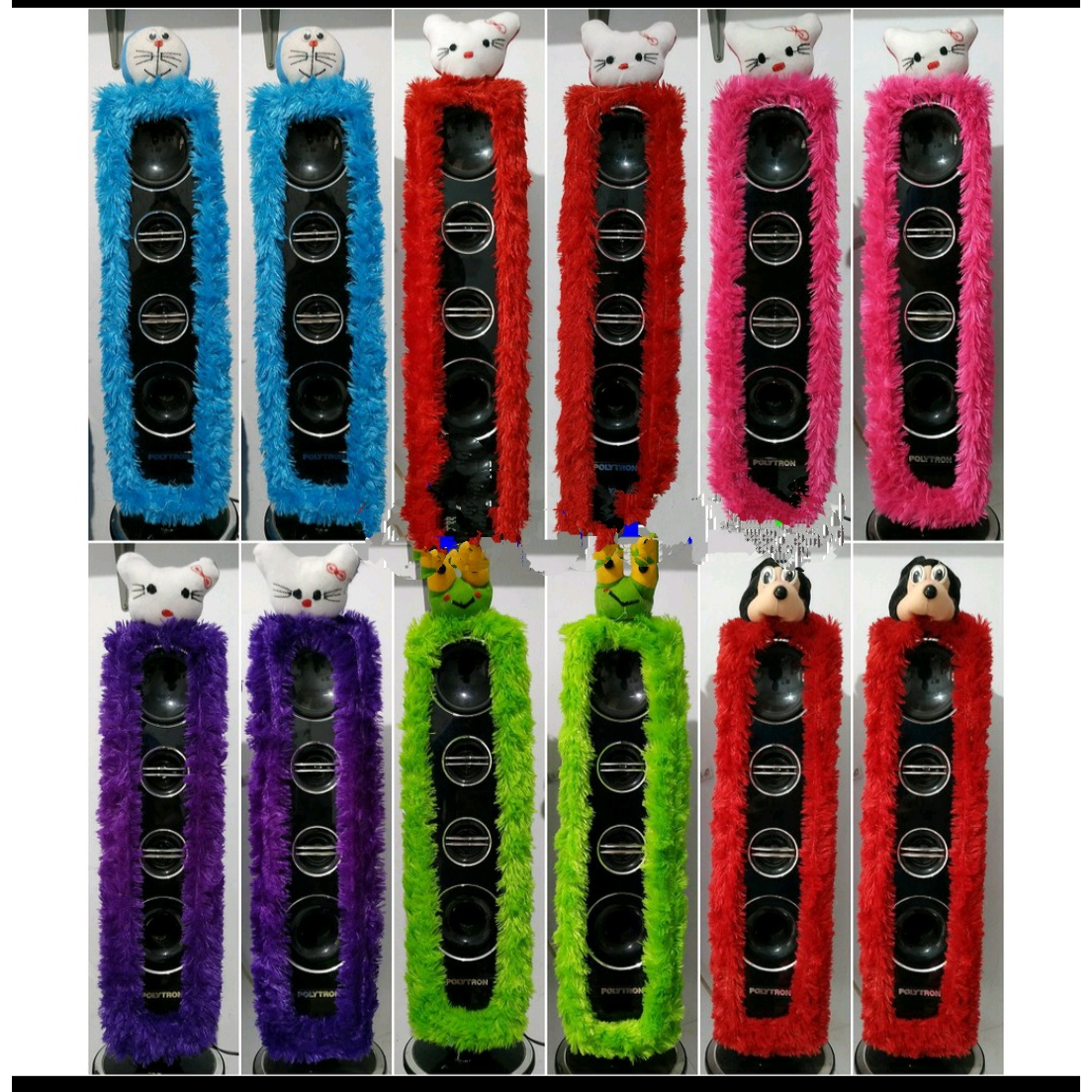 Sepasang Sarung Bando Speaker Karakter 16Inch