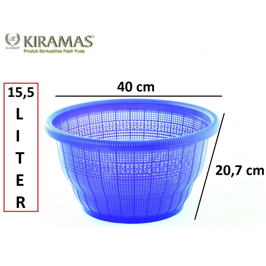 KIRAMAS 2629 Bakul Plastik Jumbo / Bakul Nasi / Wakul Plastik Serbaguna