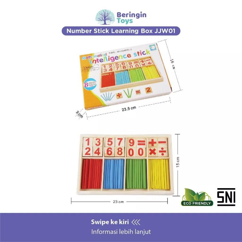 BT JJW01 Number Stick Learning Box - mathematical intelligence stick