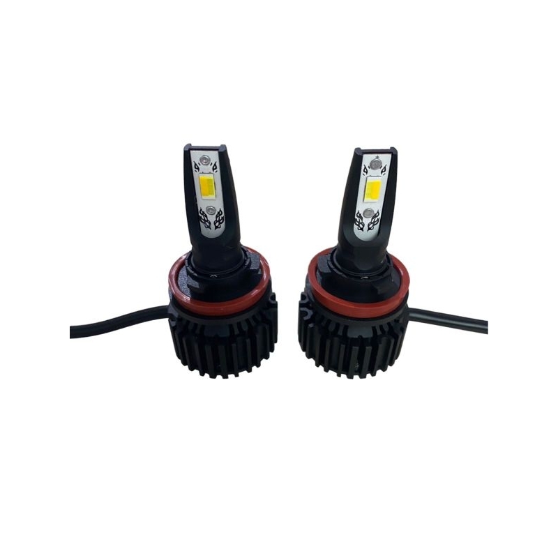 Foglamp Led Mobil 3 Warna Lampu Led Mobil 3 Warna H8 H9 H11 HB3 HB4 Bergaransi 2 Pcs