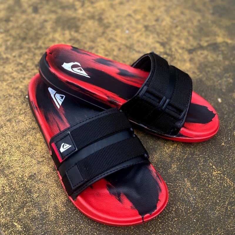 Sandal Adids Pria Slip On Motif Corak Sandal Pria Kekinian