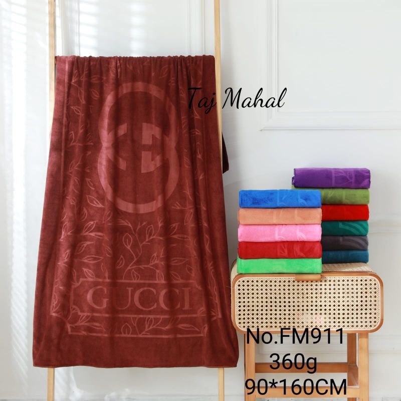 [70x140] [90x160] Handuk microfiber impor motif GUCCI / Handuk GUCCI Dewasa