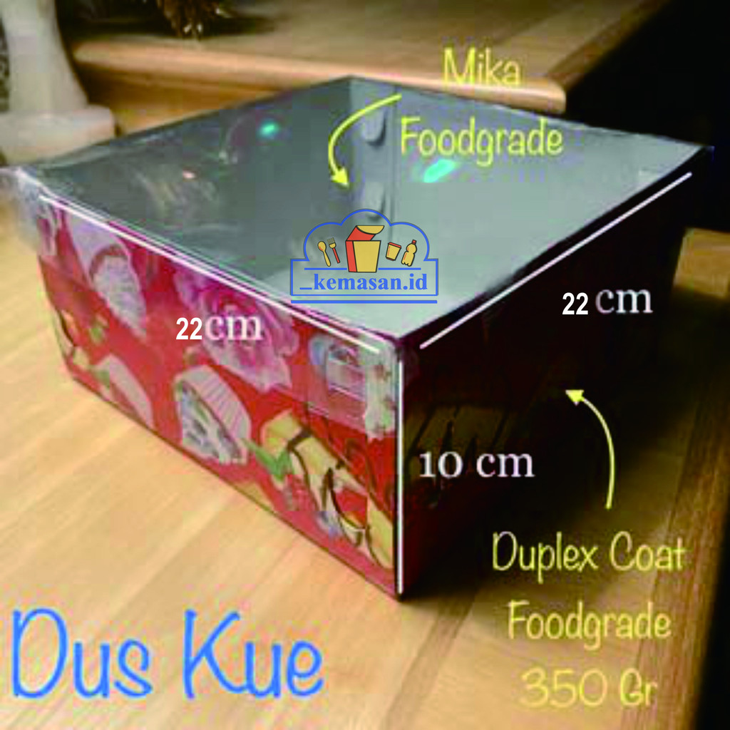 

DUS KUE TUTUP MIKA 22X22X10