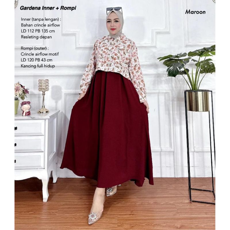 Gamis AirFlosw rompi - Gardena rompi //JF1222