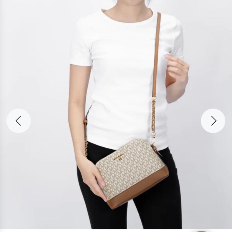 Tas Mekong Dome dan Mekong Sullivan Premium Tote Bag - Tote Top Zip dan Crossbody Logo Canvas