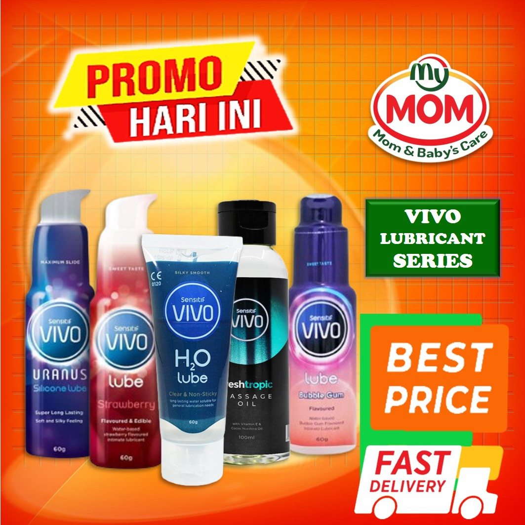 [BPOM] VIVO H2O Lube Isi 60 ml / Vivo Lubricant / Gel Pelumas / MY MOM