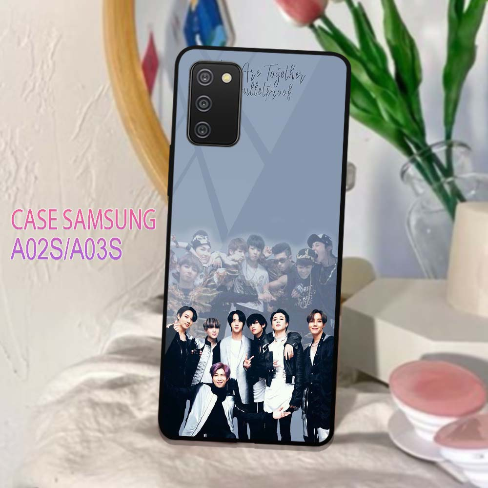 Case Kilau Samsung A02S A03S [MZ171] Casing Glossy Pic HD Motif Bts | Kesing Hp Samsung A02s A03s | 