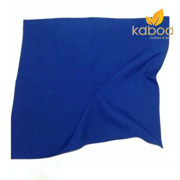 Serbet makan/napkin full cotton/damask biru polos