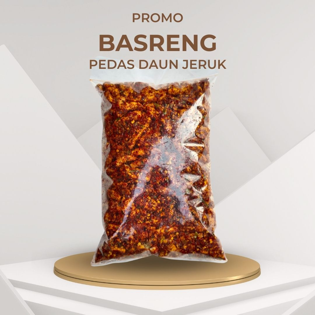 

Basreng Daun Jeruk Pedas Kemasan 1 Kg 500 gram 250 gram