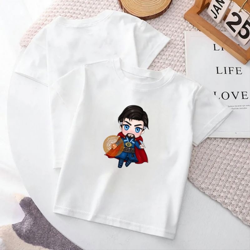 Baju Anak Doctor Marvel Kaos Anak Lengan Pendek Baju Oblong Atasan Anak 2-16Th Cod