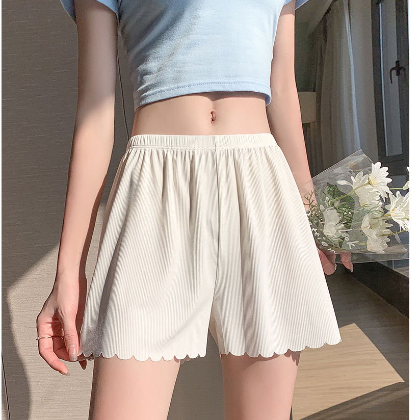 Celana Pendek Korea Wanita Manis Lembut Kain Serat Es Cute Santai Celana Tidur Hot pants Short pants  099