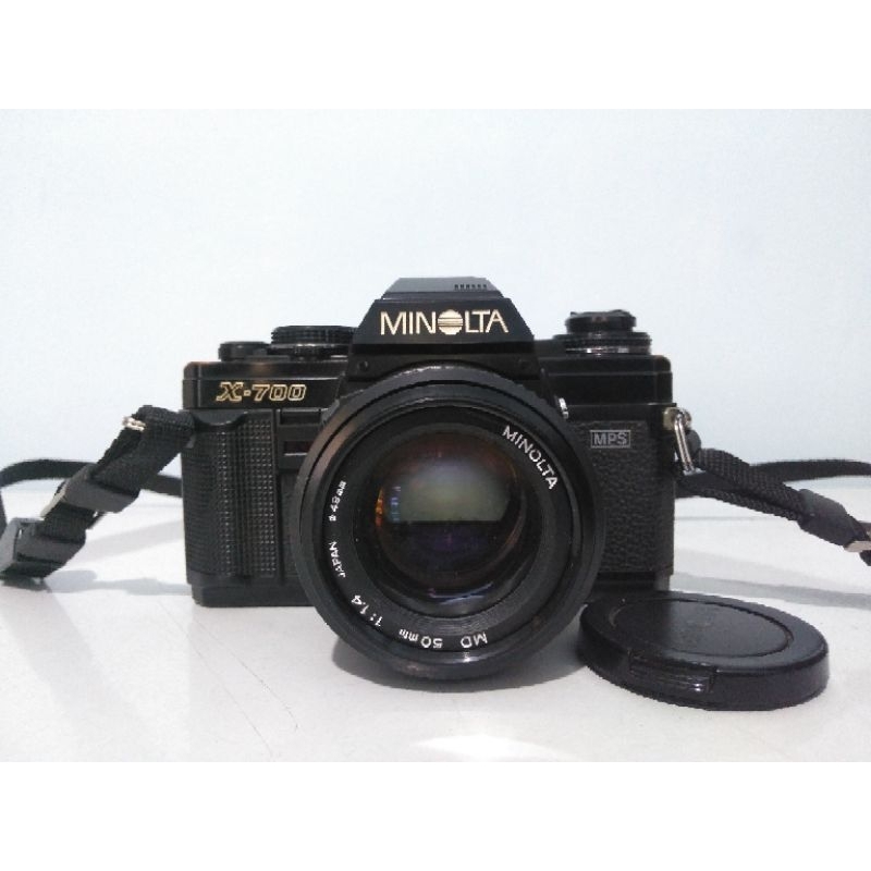 MINOLTA X-700 Lensa MINOLTA MD 50mm 1:1.4