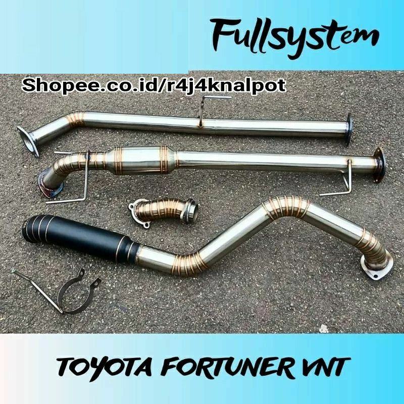 KNALPOT FORTUNER VNT TURBO