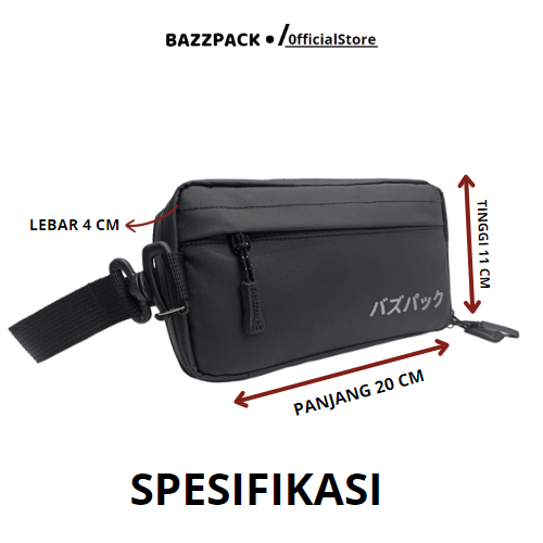 Bazzpack - KENZI LITE Clutchbag Handbag Slingbag Waterproof Premium