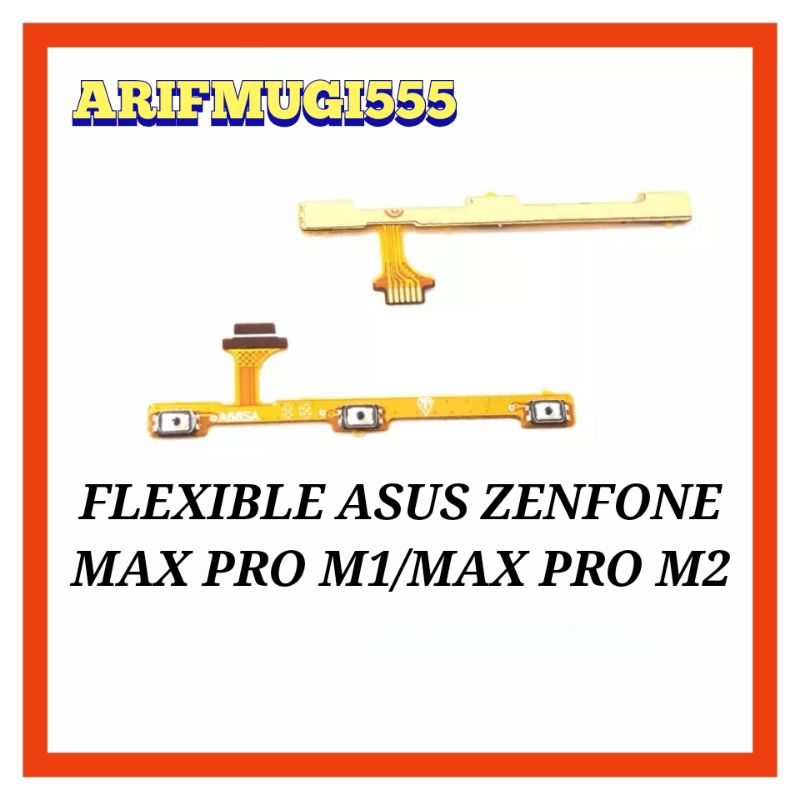 FLEXIBLE FLEKSIBEL ON OFF VOLUME POWER ASUS ZENFONE MAX PRO M1 ORIGINAL