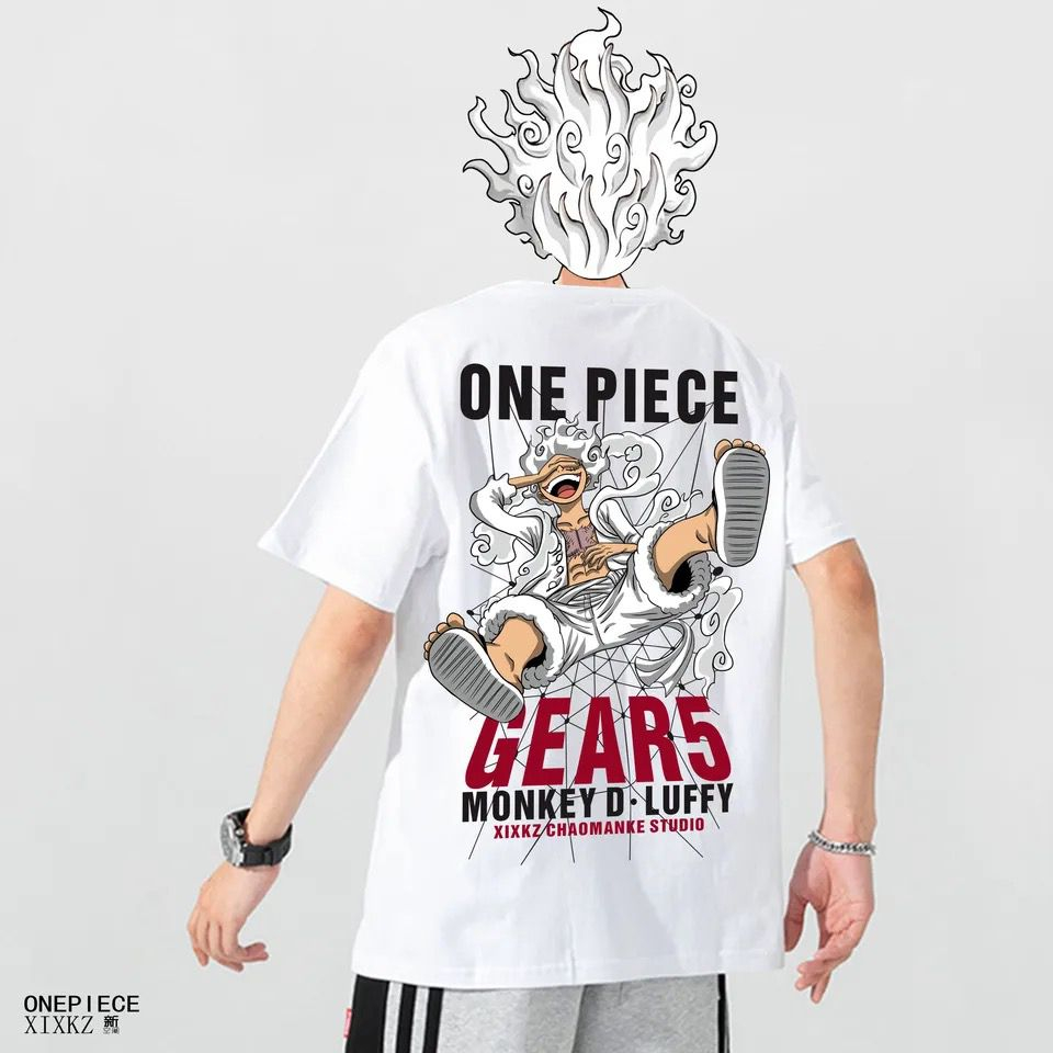 Kaos Anime One Piece Monkey D Luffy Cotton Combeb 24s