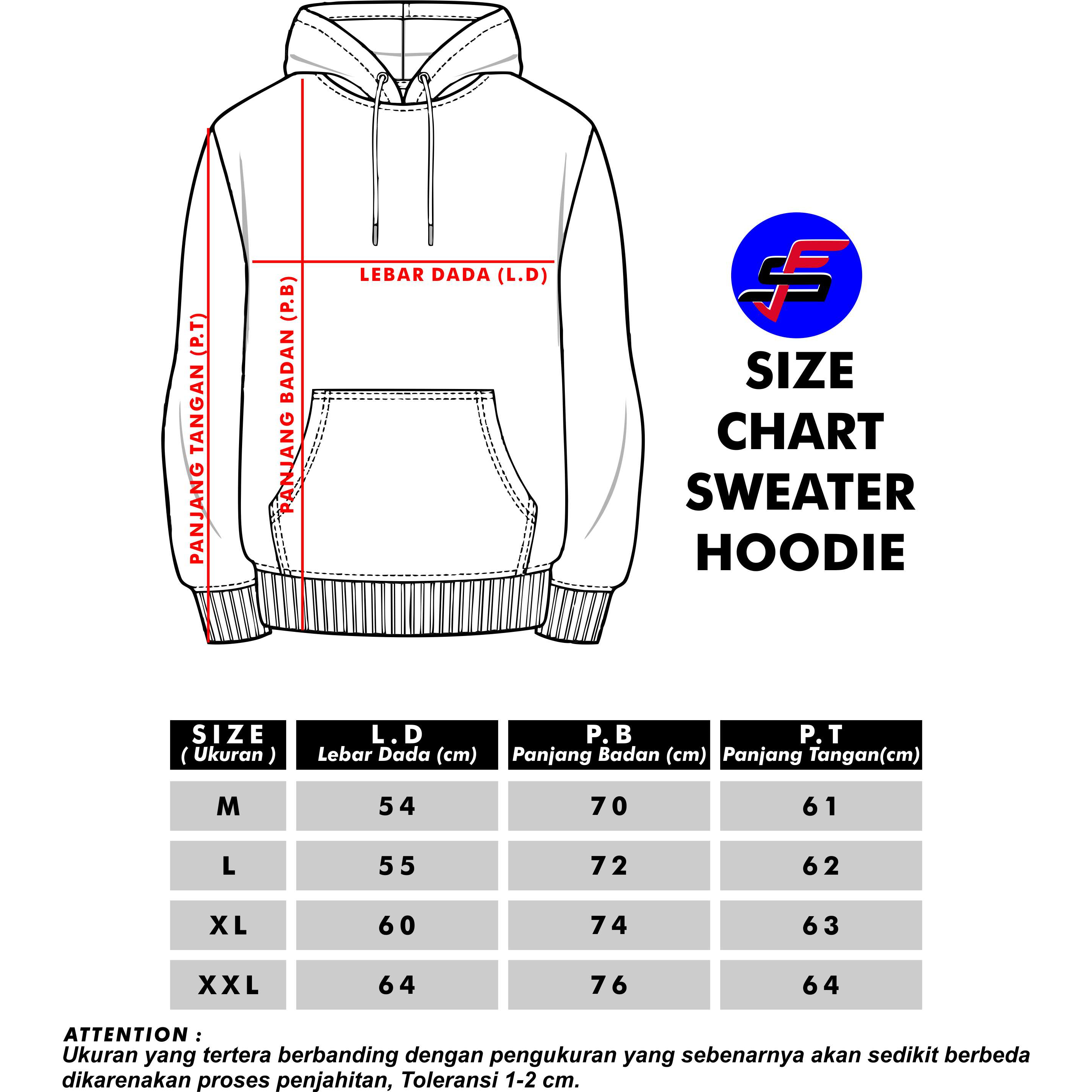 SWEATER HOODIE DISTRO Pria Wanita Jumper Premium Bahan Fleece Tebal