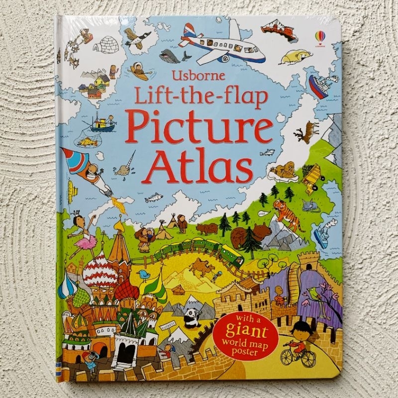 Usborne Lift-the-Flap Picture Atlas : with a Giant World Map Poster