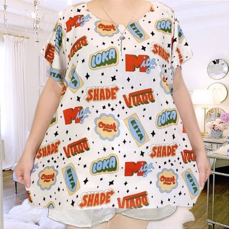 blouse tie dye ld 134 cm baju bali wanita jumbo baju tie dye jumbo wanita bahan rayon berkwalitas