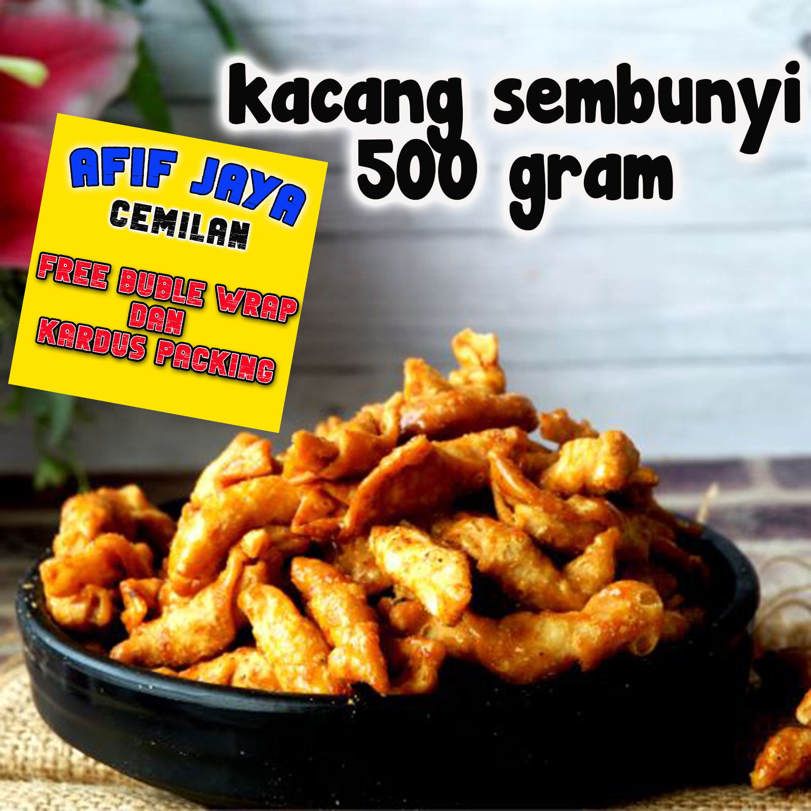 

Kcang Sembunyi Karamel Manis Kiloan 500 Gram Afif Jaya Cemilan,Renyah Dan Manis