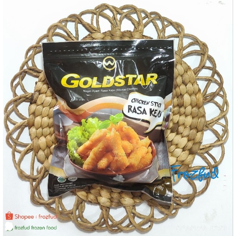 

Goldstar Chicken Nugget Stik Keju 500gr