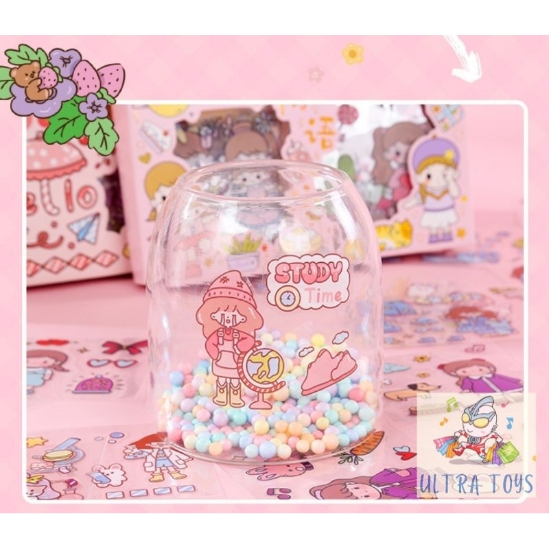 [ULTRATOYS] STICKER XINHUA 100 LEMBAR LUCU PET