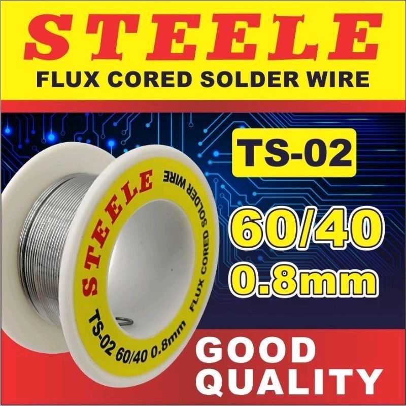 Kabel Timah Solder Steele Kualitas Bagus Flux Cored Solder Wire