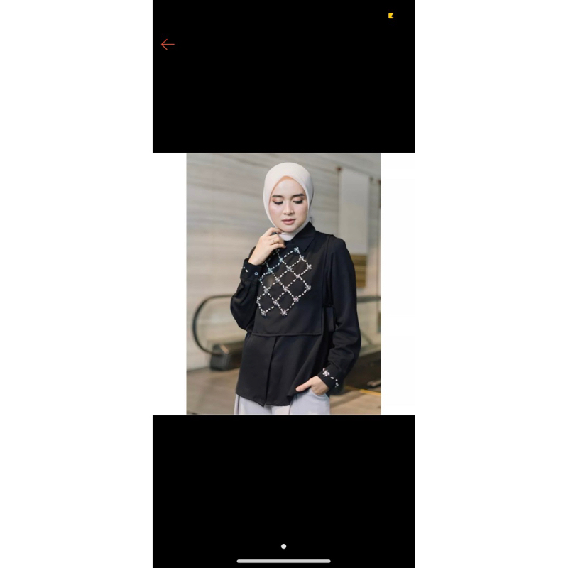 Preloved Jenna And Kaia Linqa Top Black Ukuran S