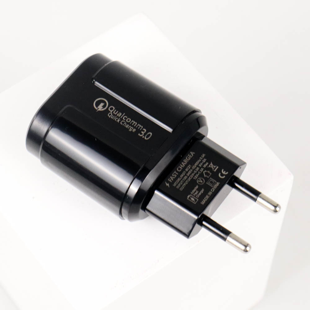 OLAF Charger USB 1 Port QC3.0 3A 18W EU Plug - BC21 - Black