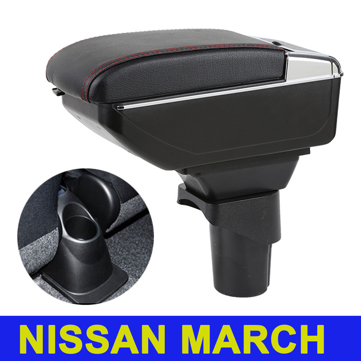 Console Box March Sandaran Tangan Nissan March Armrest March