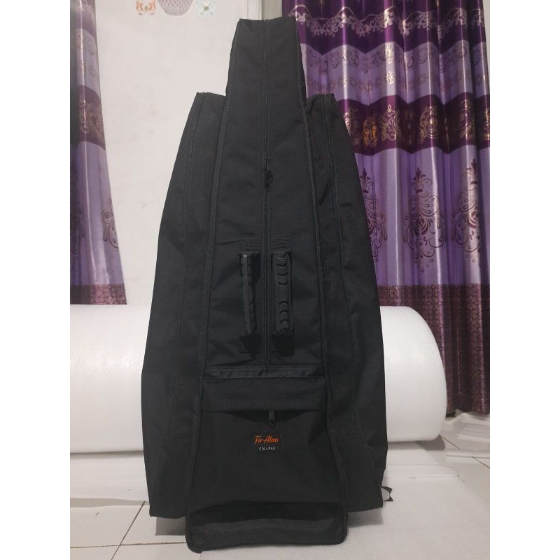 tas joran pancing jumbo 100cm,  tebal, kokoh, anti air, tidak luntur, muat banyak