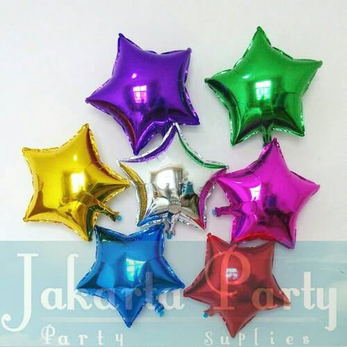 Balon Foil Star Mini Merah