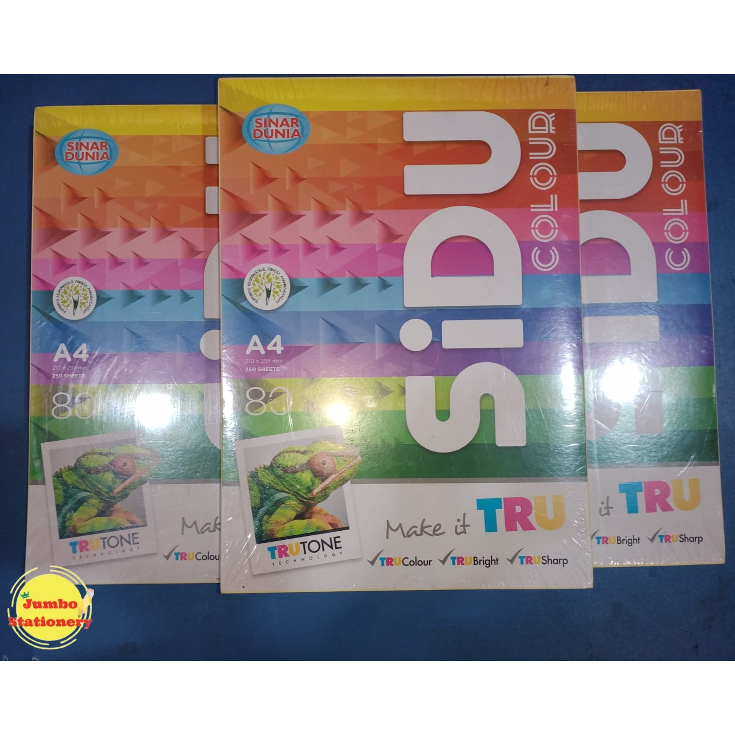 HVS Warna Sinar Dunia Rainbow 80gr
