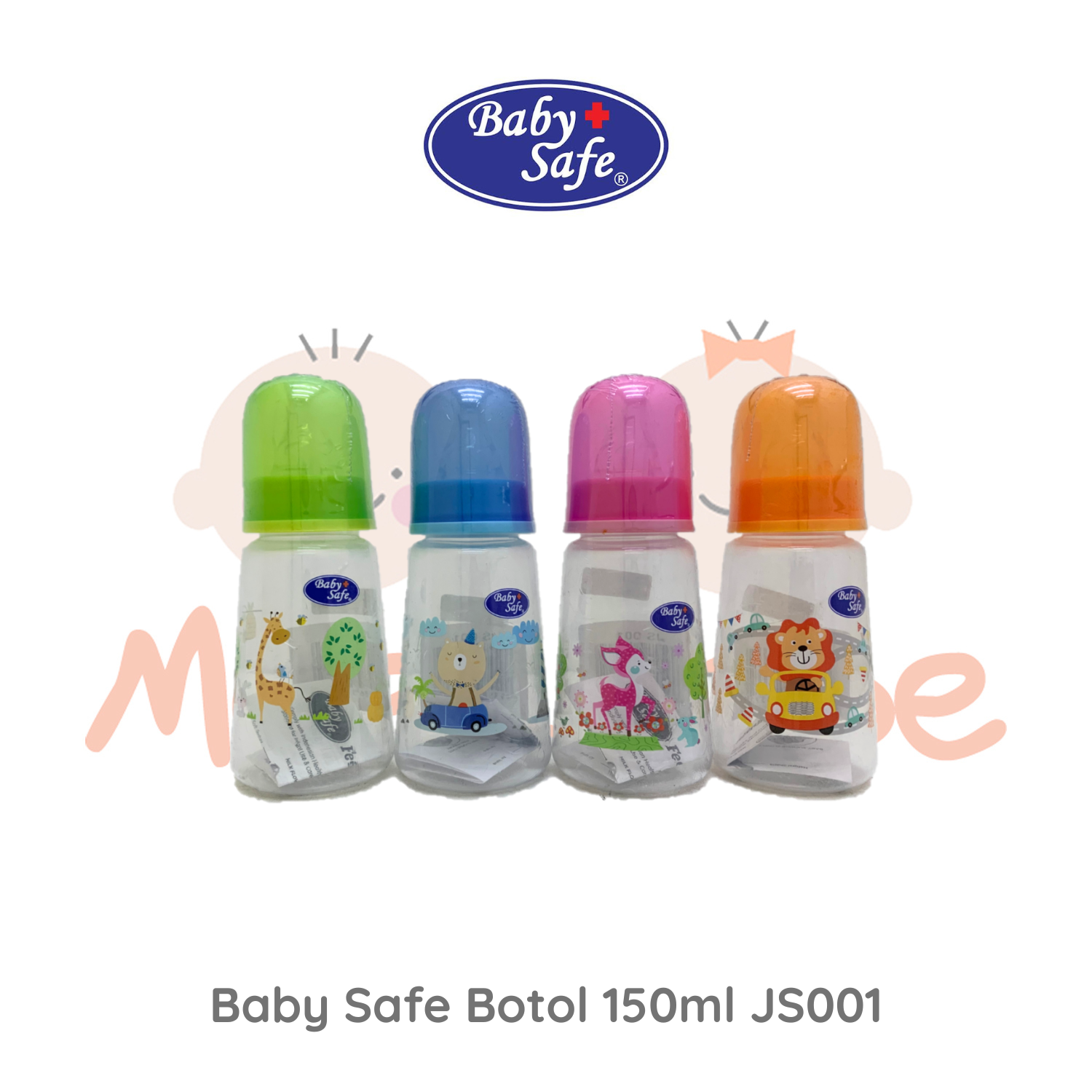 Baby Safe Feeding Bottle 125ml Botol Susu Bayi JS001