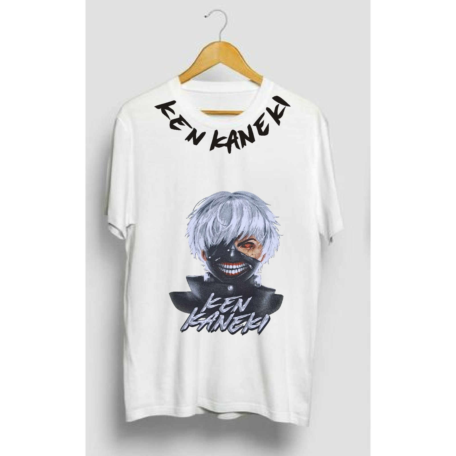 KAOS ATASAN DISTRO COWO /TSHIRT PRIA KENKANEKI