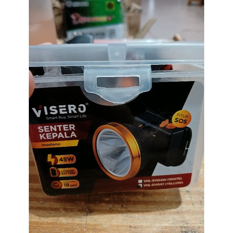 Senter Kepala Visero Cas LED 45 Watt VHL-5145 headlamp Visero