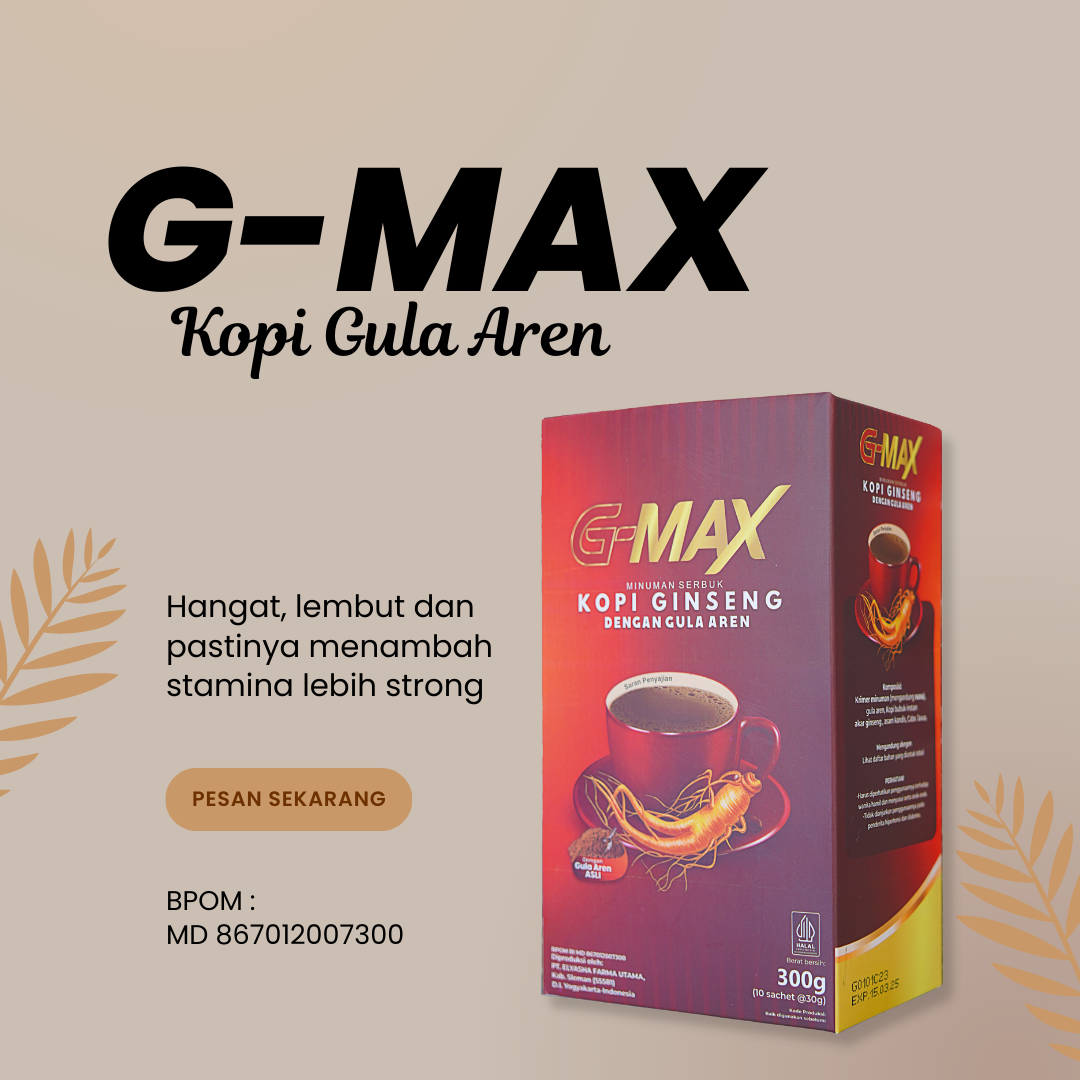 

Kopi G MAX - 100 Asli Penambah Stamina Pria Dewasa Meningkatkan Kesuburan Lelaki Dewasa Ramuan Stamina Pria