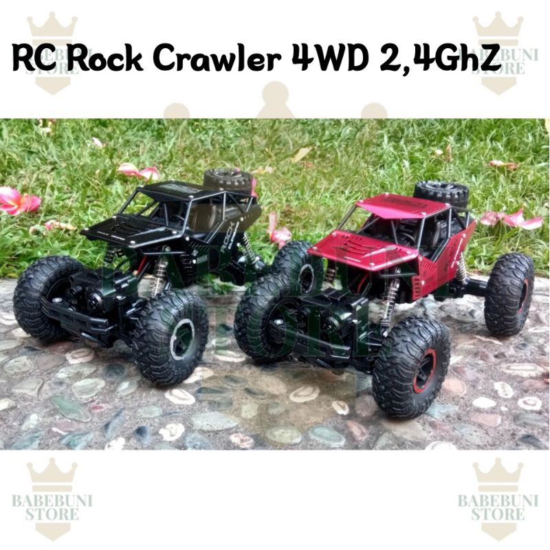 RC Jeep Rock Crawler 4WD 2.4Ghz | Mobil Remote Control | Offroad Truck | RC 4WD | RC Truck Mobil
