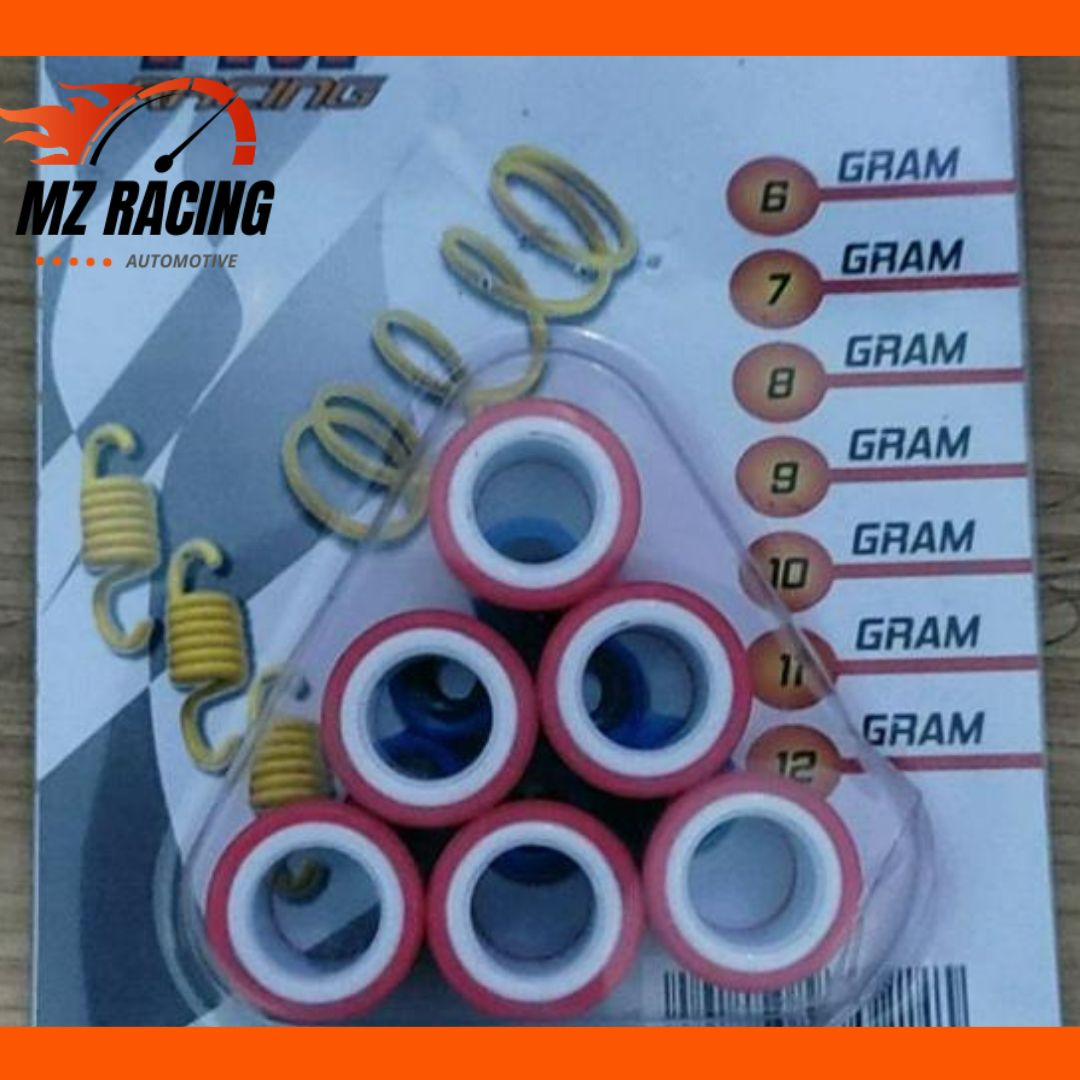 ROLLER 7 GRAM UNTUK MOTOR VARIO 110 1 SET ISI 6 BUTIR | ROLLER MOTOR BEAT FI 7 GRAM | ROLLER 7 GRAM 