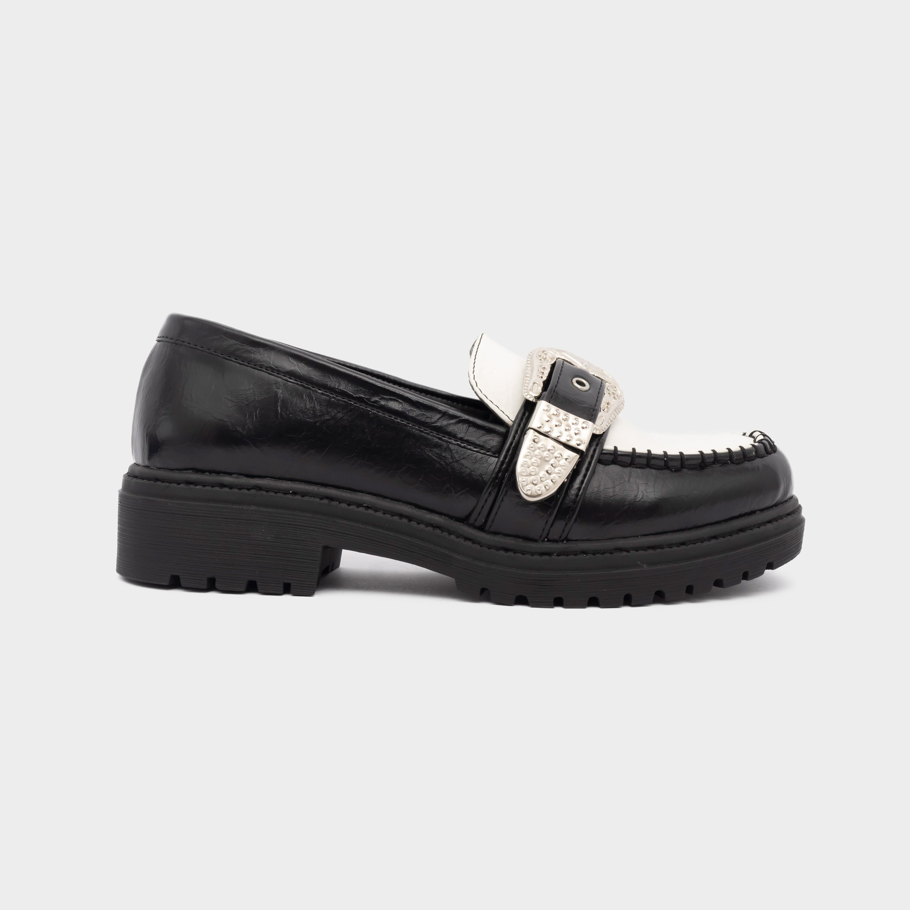 Dianable - Saggi Loafers Shoes (Black - Beige - Monochrome)