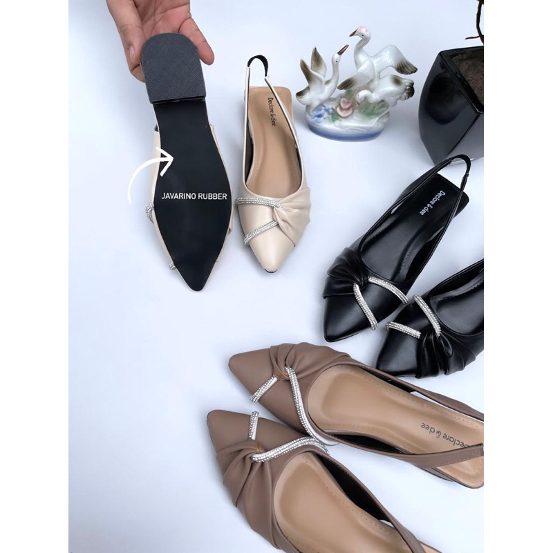 DECLARE&amp;DEE SANDAL HEELS WANITA DANELA SLING BACK
